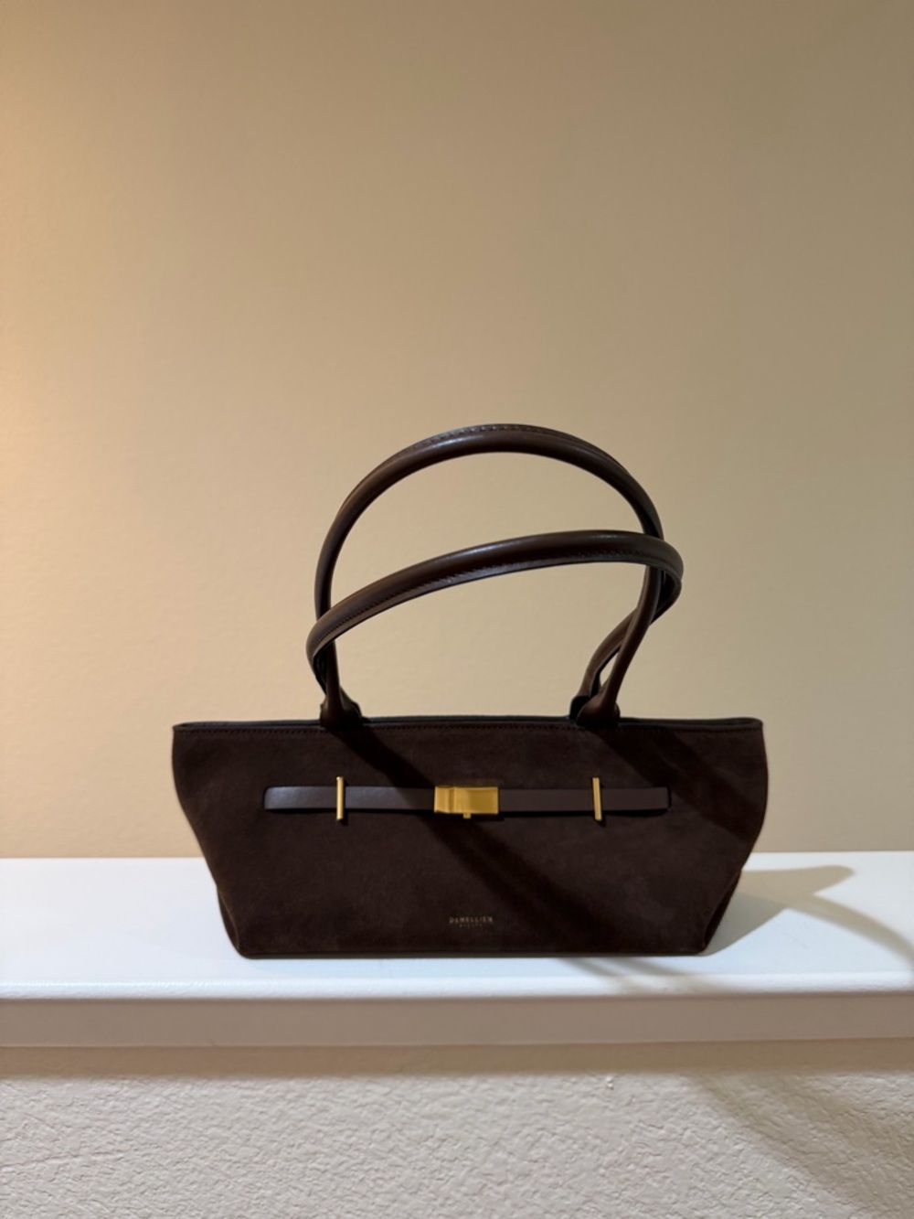 DeMellier - The New York Shoulder - Mocha Suede & Mocha Smooth